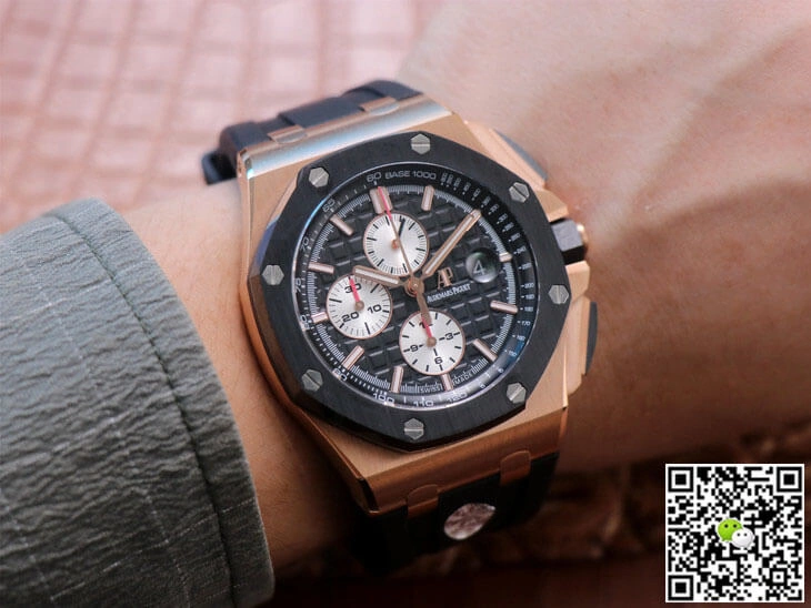 Audemars Piguet Royal Oak Offshore 26401RO.OO.A002CA.01 JF Factory 1:1 Best Edition Replica Watch Black Strap